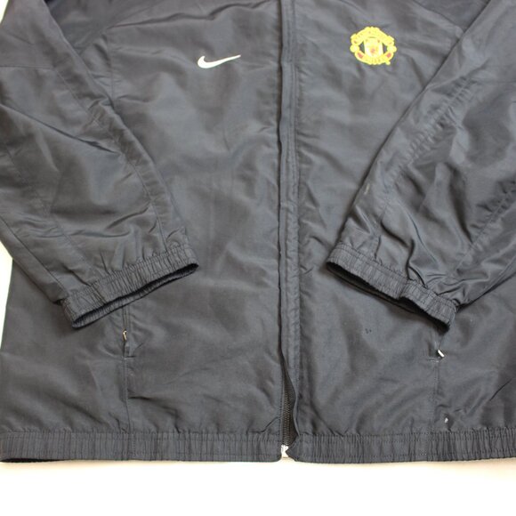 Vintage Nike Manchester United Soccer Football Training Light Jacket Mens Small - Picture 8 of 10